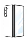 Mey İthalat®  Samsung Galaxy Z Fold 5 Kılıf Fold Element Kapak - Siyah