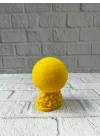 Mey İthalat® Sarı FIFA Topu Dekoratif Biblo 10cm Modern Masa Üstü Aksesuar
