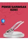Mey İthalat® Sarımsak Ezici Kolay Kullanım ve Dayanıklı Gövde