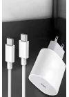 Mey İthalat® Şarj Aleti İOS 15/15 Pro Max Uyumlu Şarj Adaptörü ve Kablosu