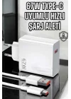 Mey İthalat® Şarj Aleti Turbo Hızlı 67W Type-C Hızlı Şarj