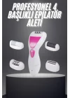 Mey İthalat® Şarjlı Epilasyon Cihazı Çok Başlıklı Ayak Bakımına Uygun Epilatör Aleti