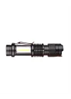 Mey İthalat® Şarjlı LED El Feneri - 14500 Pil Dahil, 4 Işık Modu, Mini Boy
