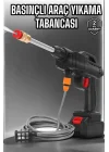 Mey İthalat® Şarjlı Oto Yıkama Tabancası Su Basınçlı Hazneli Bataryalı