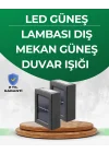 Mey İthalat® Şeffaf Abajurlu Duvar Tipi Solar Işık