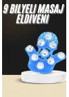 Mey İthalat® Selülit Giderici Masaj Eldiveni 9 Bilyeli Palm Masaj Eldiven Tam Vücut