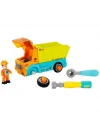 Mey İthalat® Sesli ve Işıklı Figürlü Sök Tak Mini Kamyon Seti