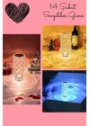 Mey İthalat® Sevgililer Gününe Özel Romantik Kristal Gece Lambası Sevgiliye Hediye
