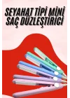 Mey İthalat® Seyahat Tipi Taşınabilir Saç Düzleştirici Saç Şekillendirici Yüksek Isı Ayarlı