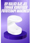 Mey İthalat® Seyehat Tipi Mini Oje Kurutucu Ultraviole Mor Işık Protez Tırnak Kurutucu