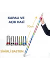 Mey İthalat® Sihirli Açılır Baston – Mendilden Bastona İlizyon Oyunu (70 cm)