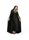 Mey İthalat® Sİyah Yakalı Pelerin - Vampir Pelerin - Dracula Pelerin 90 cm