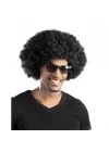 Mey İthalat® Siyah Renk Kıvırcık Afro Bonus Peruk Parti Peruğu