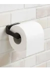 Mey İthalat® Siyah Tuvalet Kağıdı Tutucu Mat Kaplama Banyo Peçetelik
