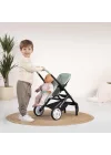 Mey İthalat® İkiz Oyuncak Bebek Arabası Yeşil