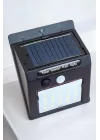 Mey İthalat® Solar Lamba Giriş, Bahçe Yol Avlu Hareket Sensörlü Led Parlak Gece Su Geçirmez