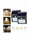 Mey İthalat® Solar Sensörlü Duvar Lambası Bahçe Lamba 20 Led Işık
