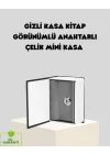 Mey İthalat® Sözlük Görünümlü Gizli Kitap Kasa – Anahtarlı Metal İç Kasa, Kompakt Boyut, Şık ve Güvenli Tasarım