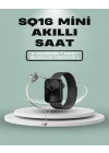 Mey İthalat® SQ-16 Mini Series 10 Akıllı Saat – 3 Kordon + Hediye Bileklik