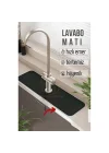 Mey İthalat® Su Emici Lavabo Matı Hızlı Emen Musluk Matı