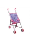 Mey İthalat®  Katlanabilir Kalpli Metal Bebek Puseti