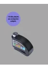 Mey İthalat® Suya Dayanıklı 110dB Alarmlı Çelik Disk Kilidi