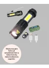 Mey İthalat® Suya Dayanıklı 4 Modlu Mini LED El Feneri