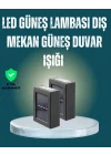 Mey İthalat® Suya Dayanıklı Güneş Enerjili Bahçe Lambası