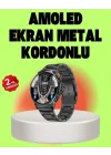 Mey İthalat® SW80 Akıllı Saat 1.93″ Ultra HD Ekran 700 mAh Batarya 3 Kordon