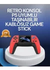 Mey İthalat® Tak Çalıştır Mini Retro GamePad | 520 Klasik Oyun