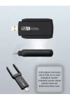 Mey İthalat® Tak-Çalıştır Özellikli Çift Bant WiFi Adaptör – 1200 Mbps