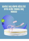 Mey İthalat® Tarak ve Fırça Başlıklı Kaş Şekillendirme Makası