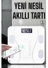 Mey İthalat® Tartı Baskül Dijital Elektronik Tartı Vücut Analiz Wifi Akıllı Yağ Ölçer