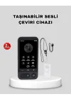 Mey İthalat® Taşınabilir Akıllı Sesli Çeviri Cihazı – 139 Dil Desteği, Dokunmatik Ekran
