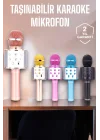 Mey İthalat® Taşınabilir Bluetooth Karaoke Mikrofon: Hafıza Kart Girişli, Etkileyici Performans