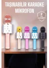 Mey İthalat® Taşınabilir Bluetooth Karaoke Mikrofon: Hafıza Kart Girişli, Etkileyici Performans