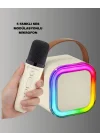 Mey İthalat® Taşınabilir Karaoke Mikrofon Seti Bluetooth Hoparlörlü