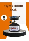Mey İthalat® Taşınabilir Metal Gövdeli Kamp Ocağı Seti