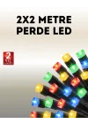 Mey İthalat® Taşınabilir Pil İle Çalışan LED Işık – 2x2 Metre Perde Modeli