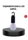 Mey İthalat® Taşınabilir Şarjlı LED Kamp Lambası – Type-C Girişli ve Kancalı Tasarım