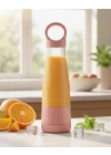 Mey İthalat® Taşınabilir Smoothie Blender 400 ml USB Şarjlı