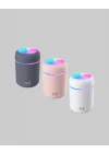 Mey İthalat® Taşınabilir USB Mini Nemlendirici – LED Aydınlatmalı, Çift Püskürtme Modu