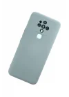 Mey İthalat®  Tecno Camon 16 Kılıf Nano içi Kadife Silikon - Buz Mavisi