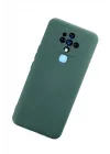 Mey İthalat®  Tecno Camon 16 Kılıf Nano içi Kadife Silikon - Koyu Yeşil