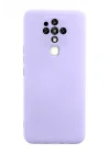 Mey İthalat®  Tecno Camon 16 Kılıf Nano içi Kadife Silikon - Lila