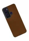 Mey İthalat®  Tecno Pova Neo Kılıf Loop Deri Silikon - Kahverengi