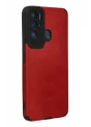Mey İthalat®  Tecno Pova Neo Kılıf Loop Deri Silikon - Kırmızı