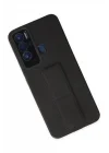 Mey İthalat®  Tecno Pova Neo Kılıf Mega Standlı Silikon - Siyah