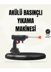 Mey İthalat® TEK BATARYALI 48V Şarjlı Basınçlı Yıkama Makinesi