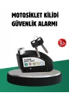 Mey İthalat® Titreşim Sensörlü Alarm Disk Kilidi Motosiklet Scooter Bisiklet